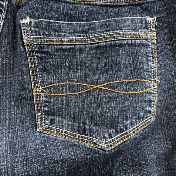 Riders By Lee Womens Jeans Size 34W Measured Bootcut Blue Denim Casual Classic - Picture 12 of 16